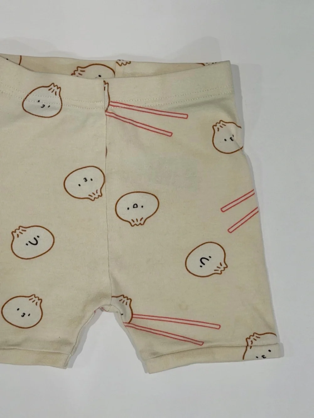 Old Navy Cream Dumpling Toddler Girls Short Sleeve and Shorts Pajama Set - 4T